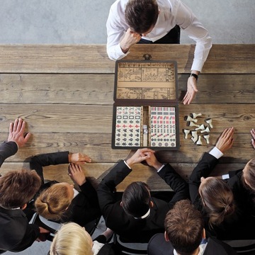 НАСТОЛЬНАЯ ИГРА МАДЖОНГ развивает мозг и логическое мышление в наборе кейсов