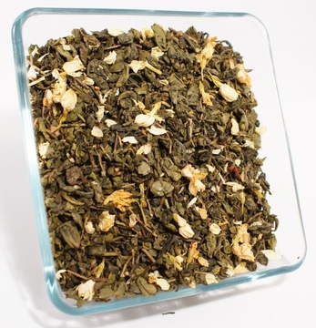 100g herbata liściast zielona JAŚMINOWA Ceylon OPA