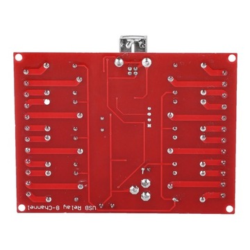8-kanałowy komputer 5 V USB inteligentny przełącznik sterujący moduł przekaźnika bezpłatny napęd