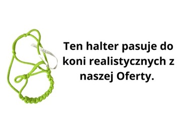 Недоуздок плюс поводья - лошадь на палке - реалистичная лошадь для хобби различных цветов