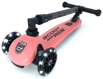 СКУТЕР SCOOTANDRIDE Peach Складной Highwaykick с 3 колесами и светодиодами 3L+