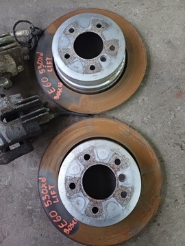 ЗАМЕНА ТОРМОЗОВ BMW E60 E61 3.0xd 324mm 320mm тормозные диски суппорта
