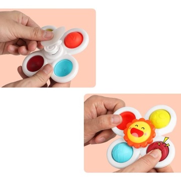 ДЕТСКИЕ ОБРАЗОВАТЕЛЬНЫЕ ИГРУШКИ СЕНСОРНЫЙ СПИНЕР, 3 ШТ ИГРУШКИ ДЛЯ МАЛЫШЕЙ