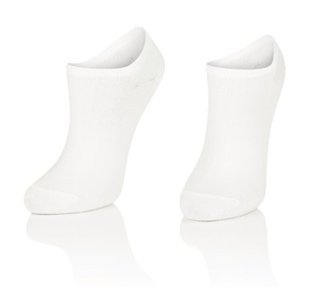 STOPKI DAMSKIE BAMBUSOWE 38-40 JONY SREBRA ODDYCHAJĄCE JAKOŚĆ PREMIUM BIAŁE