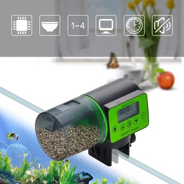 АВТОМАТИЧЕСКАЯ КОРМОВКА РЫБ ДЛЯ АКВАРИУМА, LCD ДИСПЕНСЕР