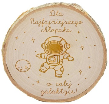 Dzień Chłopaka - Prezent, Drewniany Magnes, Grawer
