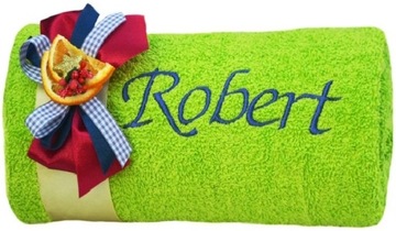 ПОЛОТЕНЦЕ с СУПЕР ВЫШИВКОЙ Новогодний подарок папе