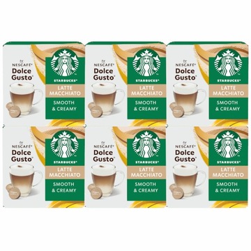 STARBUCKS Dolce Gusto Latte Macchiato 6x 12 sztuk