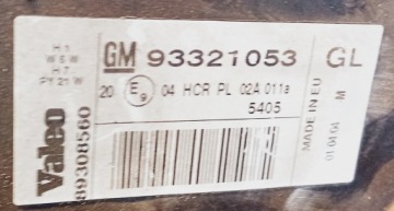 93321053, Licht rechts vorne 93321053 OPEL MERIVA A EUR | thumb 1