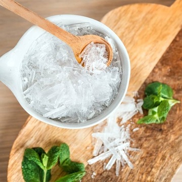 КРИСТАЛЛ МЕНТОЛ КРИСТАЛЛЫ МЕНТОЛА АРОМАТИРОВАННАЯ МЯТА 100 Г