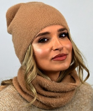 Модный комплект из ШАПКИ И ЮБКИ CARMEL ALPACA AL1