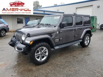 Jeep 2019 Jeep Wrangler 2019r., Unlimited Sahara, od ubezpieczalni 3.6 Benzyna 285KM