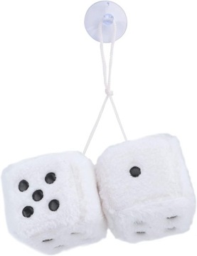 ПЛЮШЕВЫЙ КУБ ДЛЯ АВТОМОБИЛЯ, ПОДВЕСКА НА ЗЕРКАЛО ОКНА, ПРИСОСКА