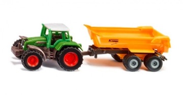 Traktor Fendt z wywrotką kolebową Krampe S1605