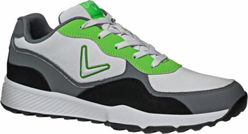 The 82 Mens Golf Shoes White/Black/Green