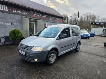 Volkswagen Caddy III Kombi 1.9 TDI 75KM 2007 Volkswagen Caddy 1.9 TDI 75 KM, Grzane Fotele, Dwa, zdjęcie 2