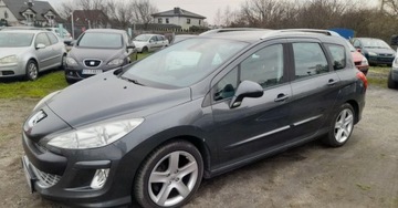 Peugeot 308 I SW 1.6 VTi 120KM 2009 Peugeot 308 Peugeot 308 SW wyposazony zarejest...