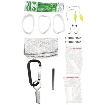 Fox Outdoor Zestaw surwiwalowy Parachute Cord BLK