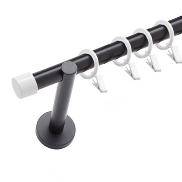 Nowoczesny dwukolorowy 480 cm KARNISZ 19 mm gotowy
