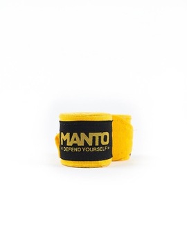 MANTO OWIJKI BANDAŻE POD RĘKAWICE boks thai kick 4 METRY żółte