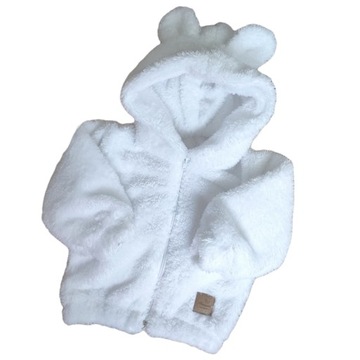 Bluza miś Teddy z uszami biała