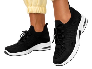 BUTY SPORTOWE DAMSKIE SNEAKERSY LEKKIE MODNE r 37