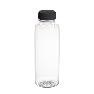 Butelki PET 400ml kwadratowe + nakrętki 140 szt