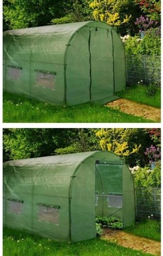 TUNEL foliowy ogrodowy SZKLARNIA do ogrodu na działkę 3x2x2m Foliak 6m2