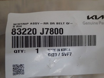 CHRÓM LIŠTA NA DVEŘE PRAVÉ ZADNÍ KIA XCEED CD