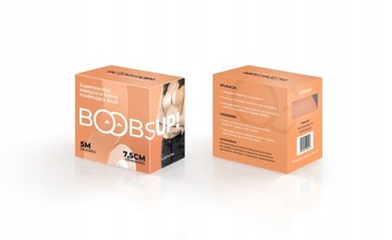 BOOBSUP MODELUJĄCA TAŚMA DO BIUSTU 7,5 CM TAPING BIUSTU + WIDEO INSTRUKCJA