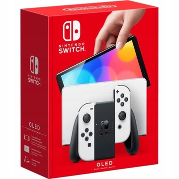 Konsola Nintendo Switch (OLED) biała