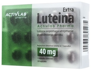 ACTIVLAB LUTEINA EXTRA 30k NA ZDROWY WZROK OCZY