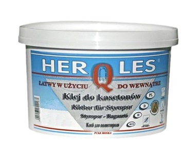 Klej do styropianu i kasetonów 8 kg HERQLES