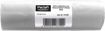 PACLAN EXPERT REKLAMÓWKI JEDNORAZOWE NA ROLCE DO 5KG MOCNE GRUBE JAKOŚĆ