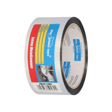 Taśma izolacyjna metalizowana 48 mm x 50 m Blue Dolphin
