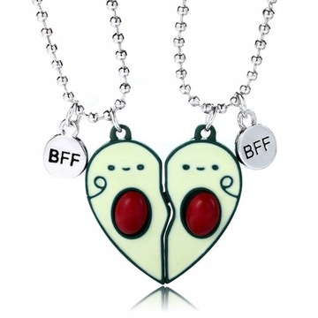 Para dziecięcych naszyjników z Awokado BFF Necklac