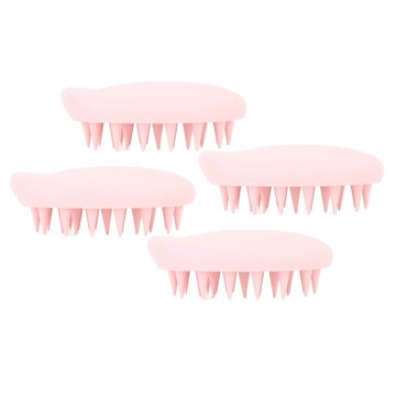 4 шт. Массажер для головы, щетка для шампуня, мягкий силикон JU