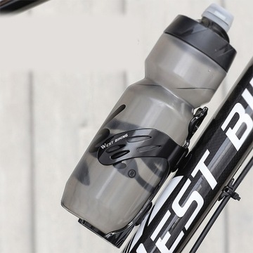 Корзина для бутылок с велосипедом Бэтмен, черная