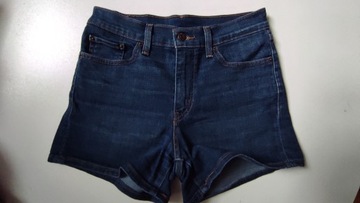 JEANSOWE SPODENKI WYSOKI STAN LEVIS W.27