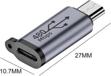 АДАПТЕР АДАПТЕР ОТ КАБЕЛЯ LIGHTNING APPLE IPHONE НА USB - C 18Вт 480Мб