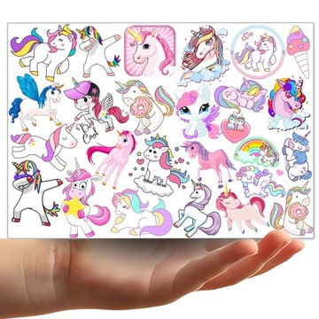 ТАТУ ДЛЯ ДЕТЕЙ МОЮЩИЕСЯ ВРЕМЕННЫЕ ЕДИНОРОГЫ УЗОРЫ ЕДИНОРОГА КАЧЕСТВО