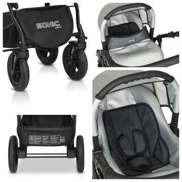 WÓZEK DZIECIĘCY VERDI SONIC PLUS PRO 4W1