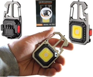 800LM 7W1 Otwieracz Lampa Halogen na Akumulator