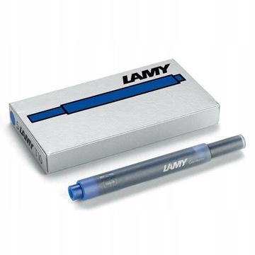 NABOJE ATRAMENTOWE NIEBIESKIE LAMY T10 opakowanie 5 szt.
