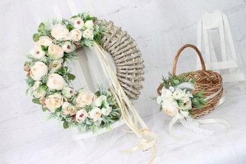 Оформление корзины, Пасхальный бантик, РОЗОВЫЕ тюльпаны.