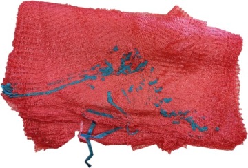 Worki Raszlowe Siatkowe zaciąg 40x60na owoce 15kg