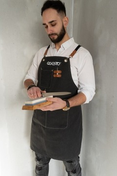 ФАРТУК QGESTO Кухонный Официант Бармен Парикмахерская Защитный