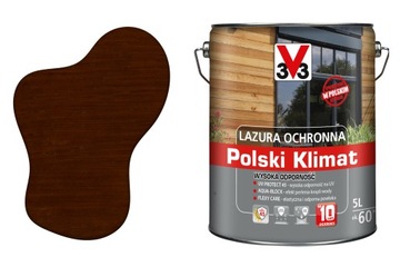 LAZURA OCHRONNA V33 POLSKI KLIMAT 10LAT 5L DĄB ZŁOCISTY