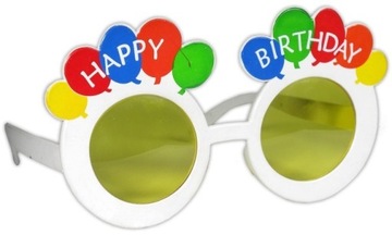 śmieszne OKULARY imprezowe zabawne na urodziny 18 30 40 50 urodzinki party