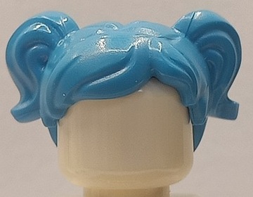 LEGO Figurka Włosy Kucyki Dark Azure 35701